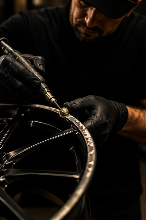 Curb rash repair