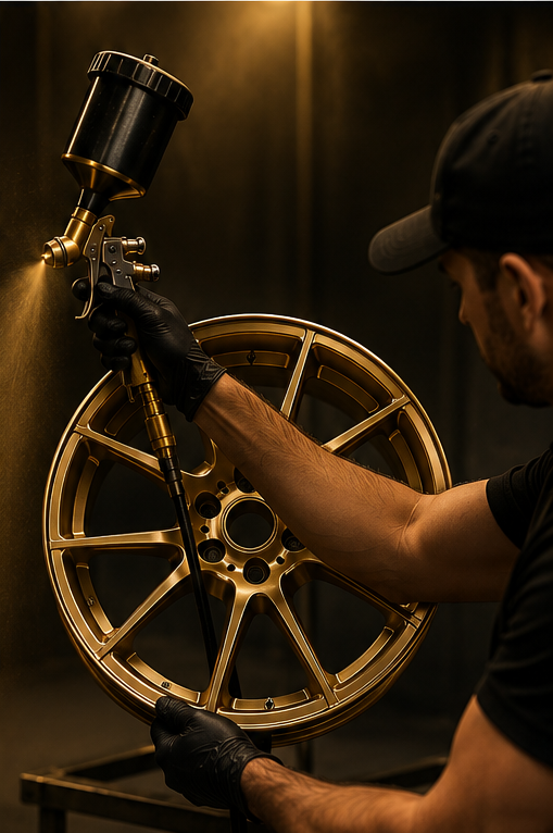 Custom wheel painting